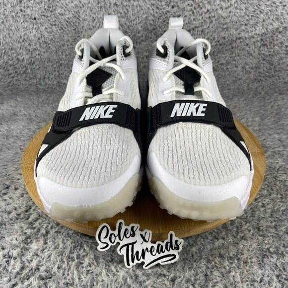 Nike Air Zoom Diamond Elite Turf Baseball Size 12 Men White Black FN7226-100 main image 4
